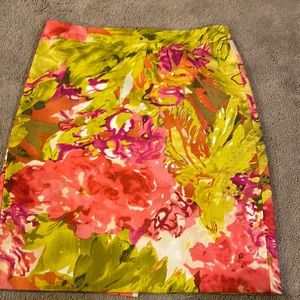 Fun floral J Crew skirt